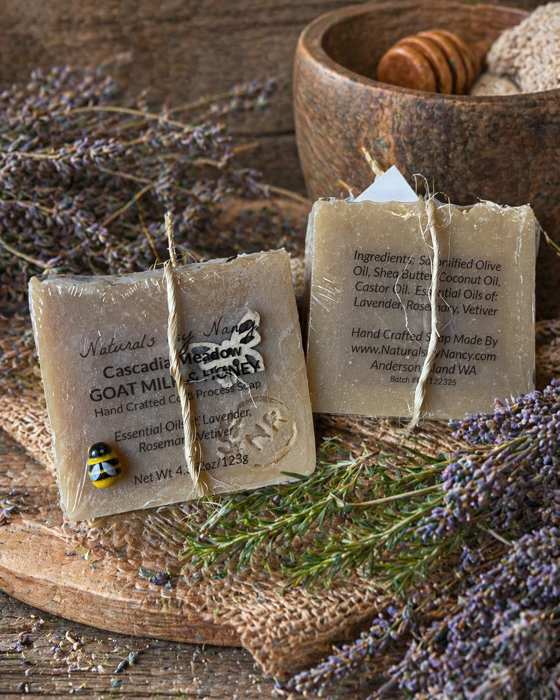 Cascadia Meadow Goat Milk & Honey Soap