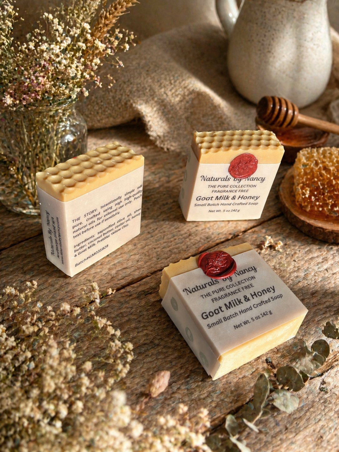 Fragrance Free Goat Milk & Honey Soap