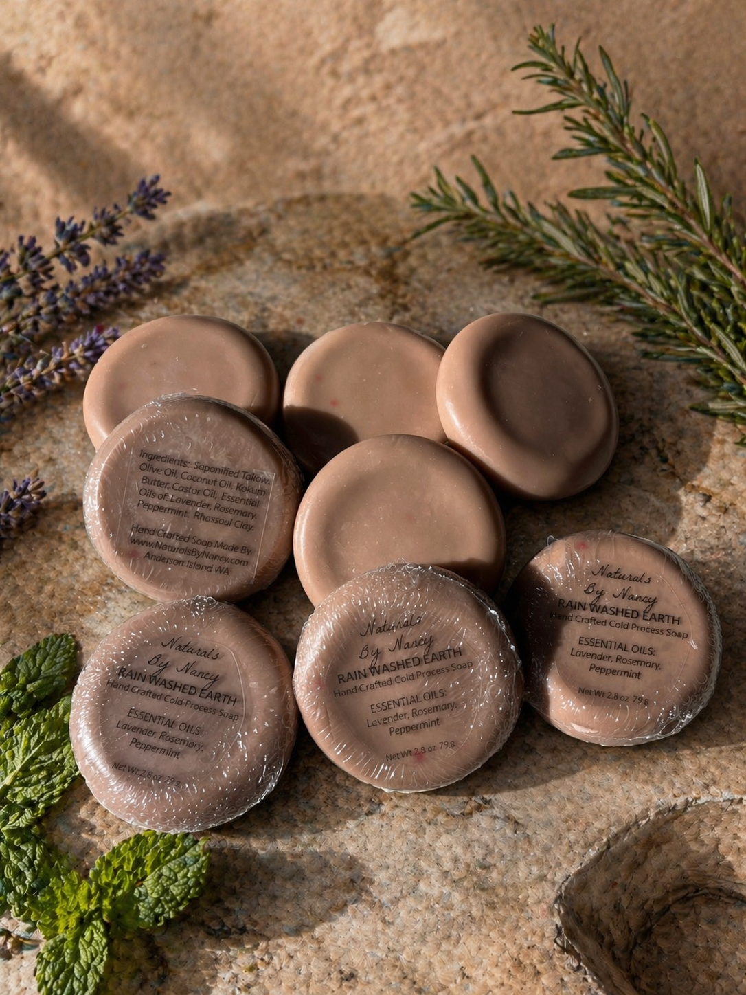 Rain Washed Earth | Rhassoul Clay & Botanical Soap