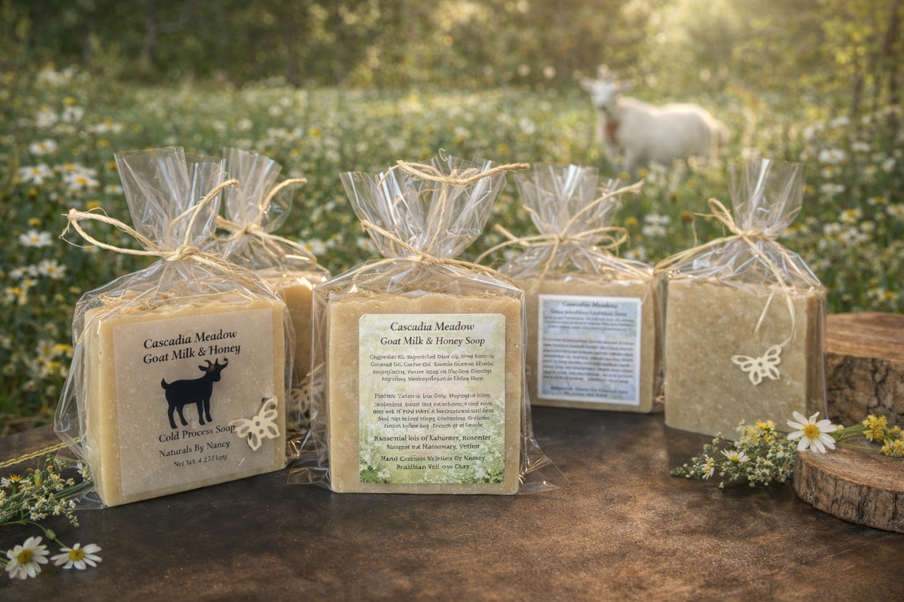 Cascadia Meadow Goat Mill & Honey Soap